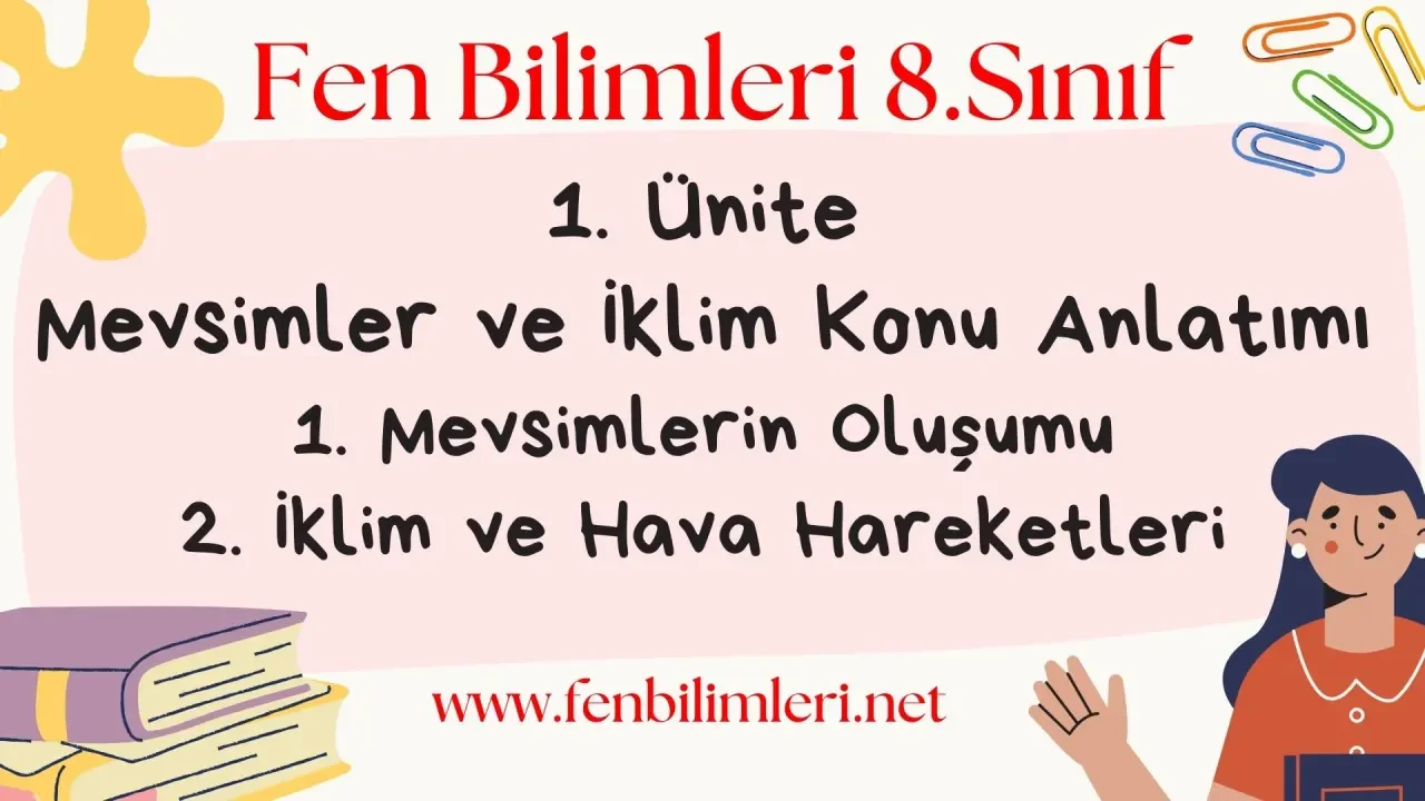 Fen Bilimleri 8. Sınıf 1 Ünite Konu Anlatımı Pdf