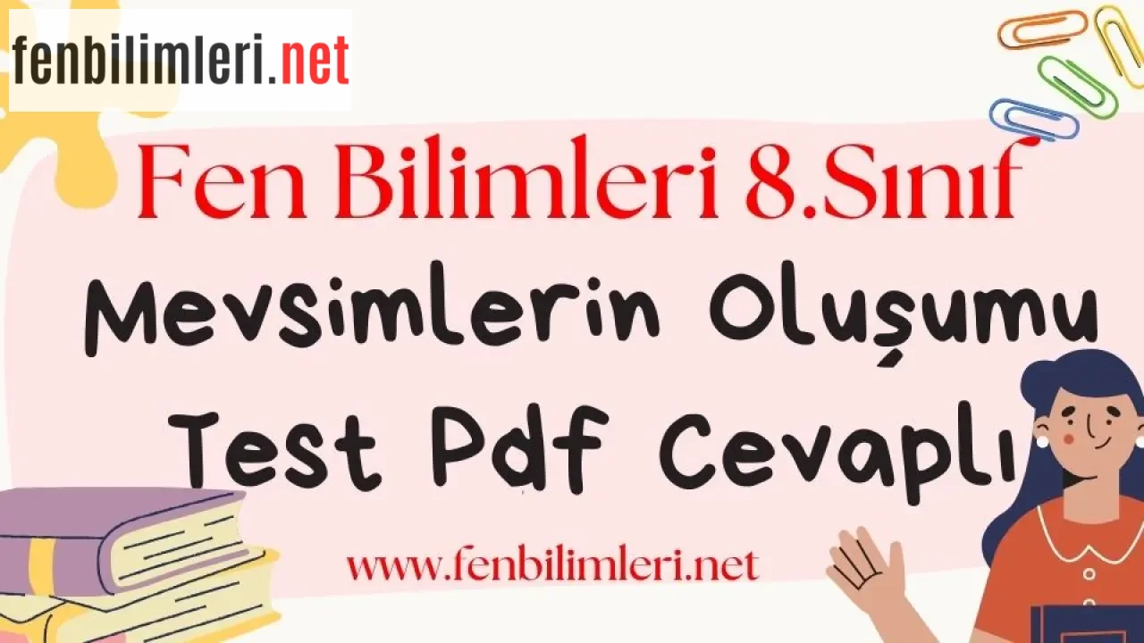 Mevsimlerin Oluşumu Test Pdf