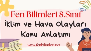 İklim Ve Hava Olayları Konu Anlatımı Pdf