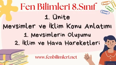 Fen Bilimleri 8. Sınıf 1 Ünite Konu Anlatımı Pdf